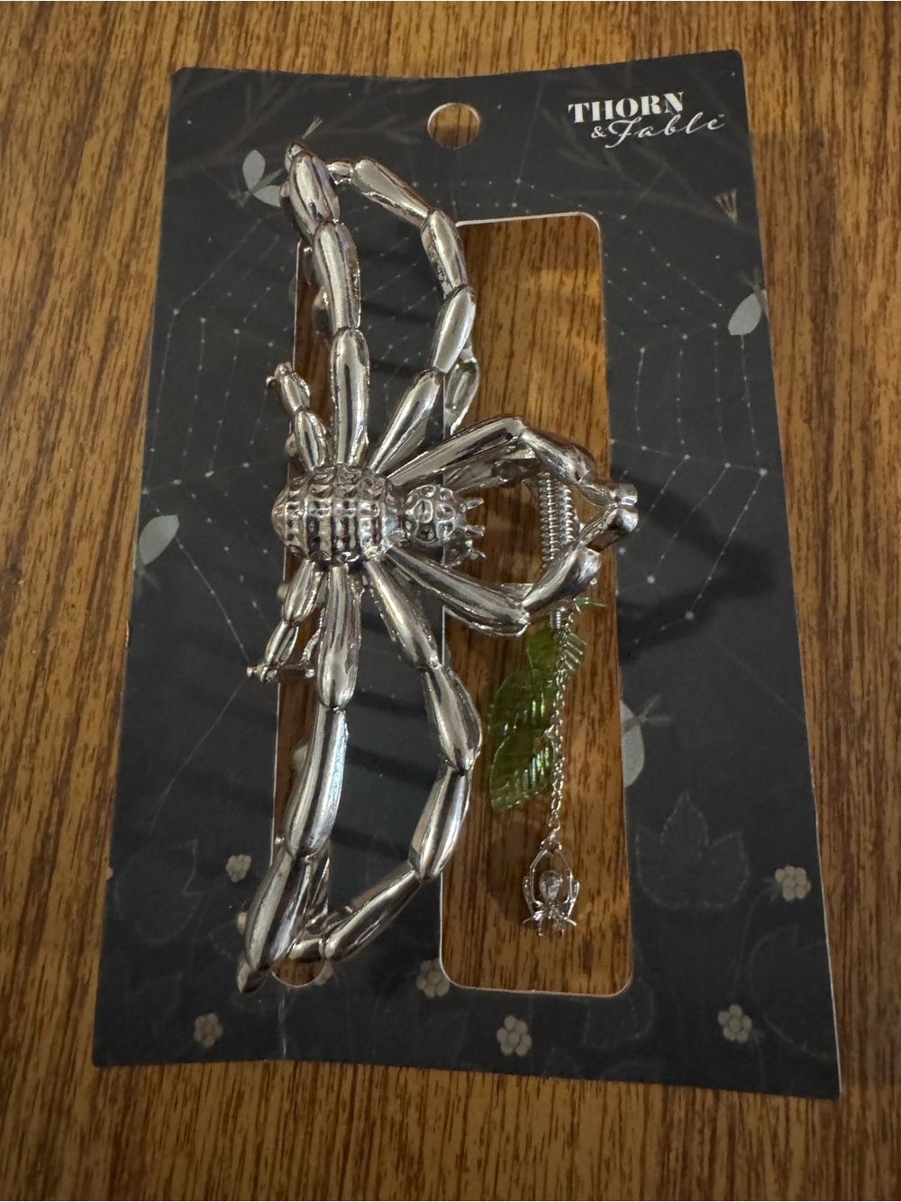 Hot Topic Thorn & Fable Spider Claw Lead Bead Dangle Clip